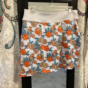Coral bay golf skort oranges citrus sport